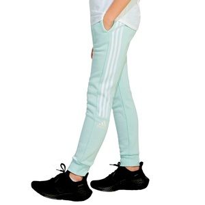 NWT adidas Girls' Cotton Fleece Joggers